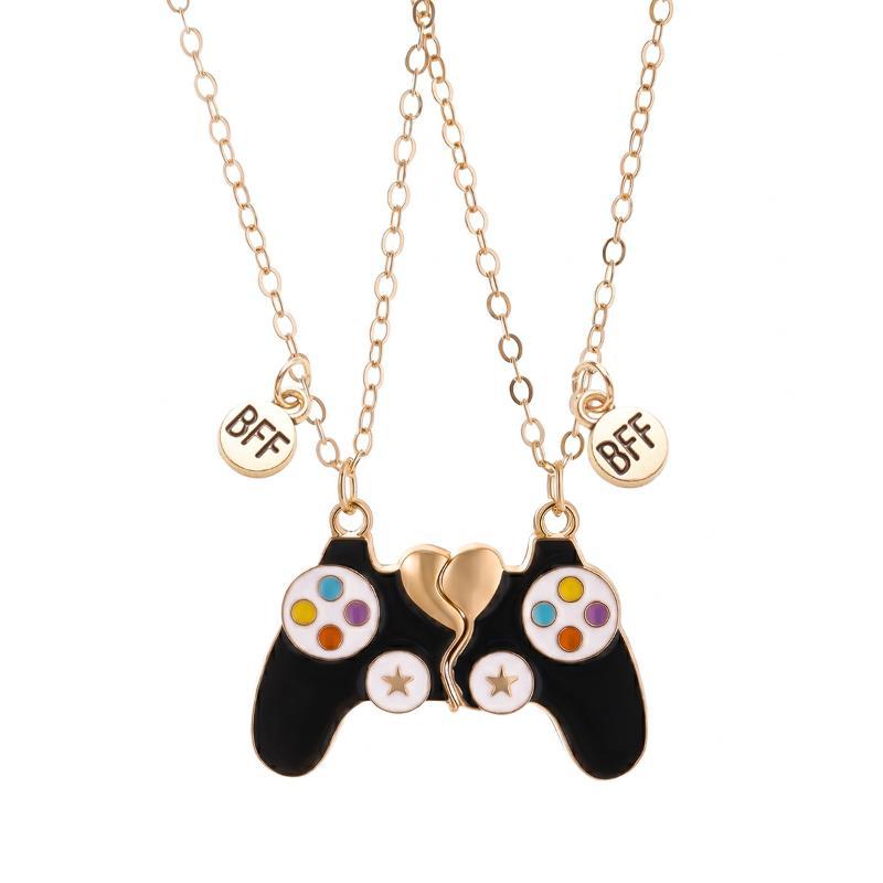 2Pcs Magnetic Game Controller  - Magnetic Couple Matching Necklaces ulasan dan harga