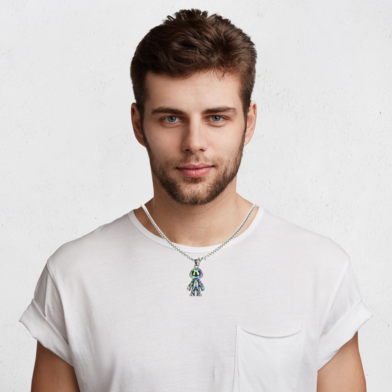 1Pair Matching Couple Necklace - Magnetic Couple Matching Necklaces ulasan dan harga