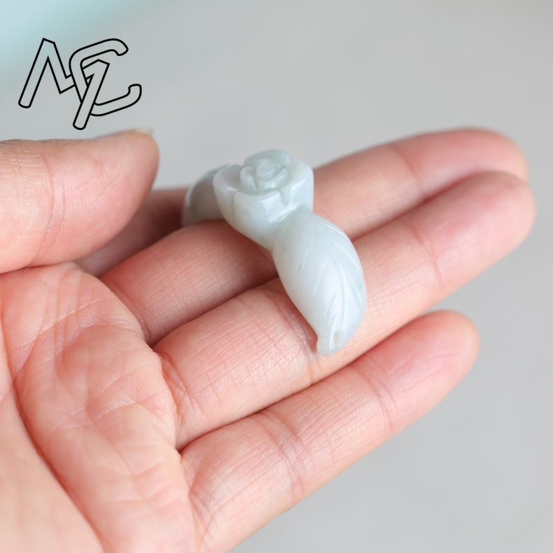 2PC Natural White Jadeite Jade - Bracelets ulasan dan harga