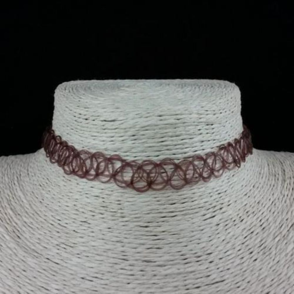 High Quality Braided Fish Thre - Pearl Choker Necklace Vintage ulasan dan harga