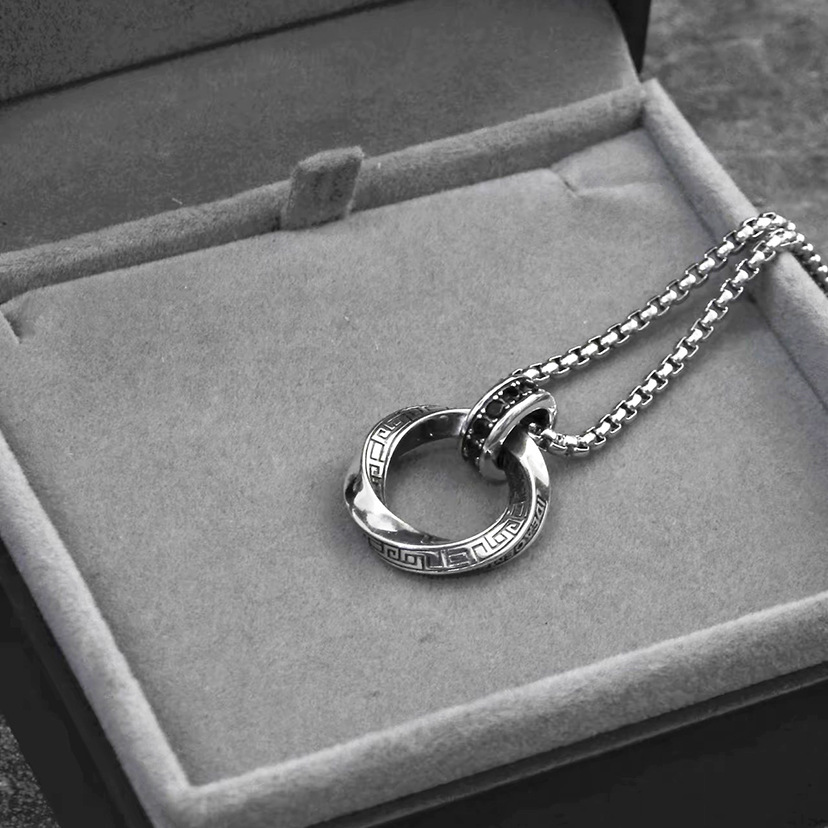 New 925 Sterling Silver Neckla - 925 Sterling Silver Chain Necklace Men ulasan dan harga