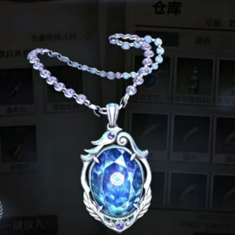 Identity V Cursed Sapphire Nec - Anime Pendant Necklace ulasan dan harga
