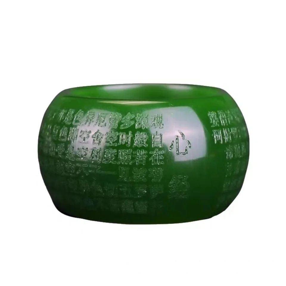 Natural Green Jade 22mm Ring H - Rings ulasan dan harga