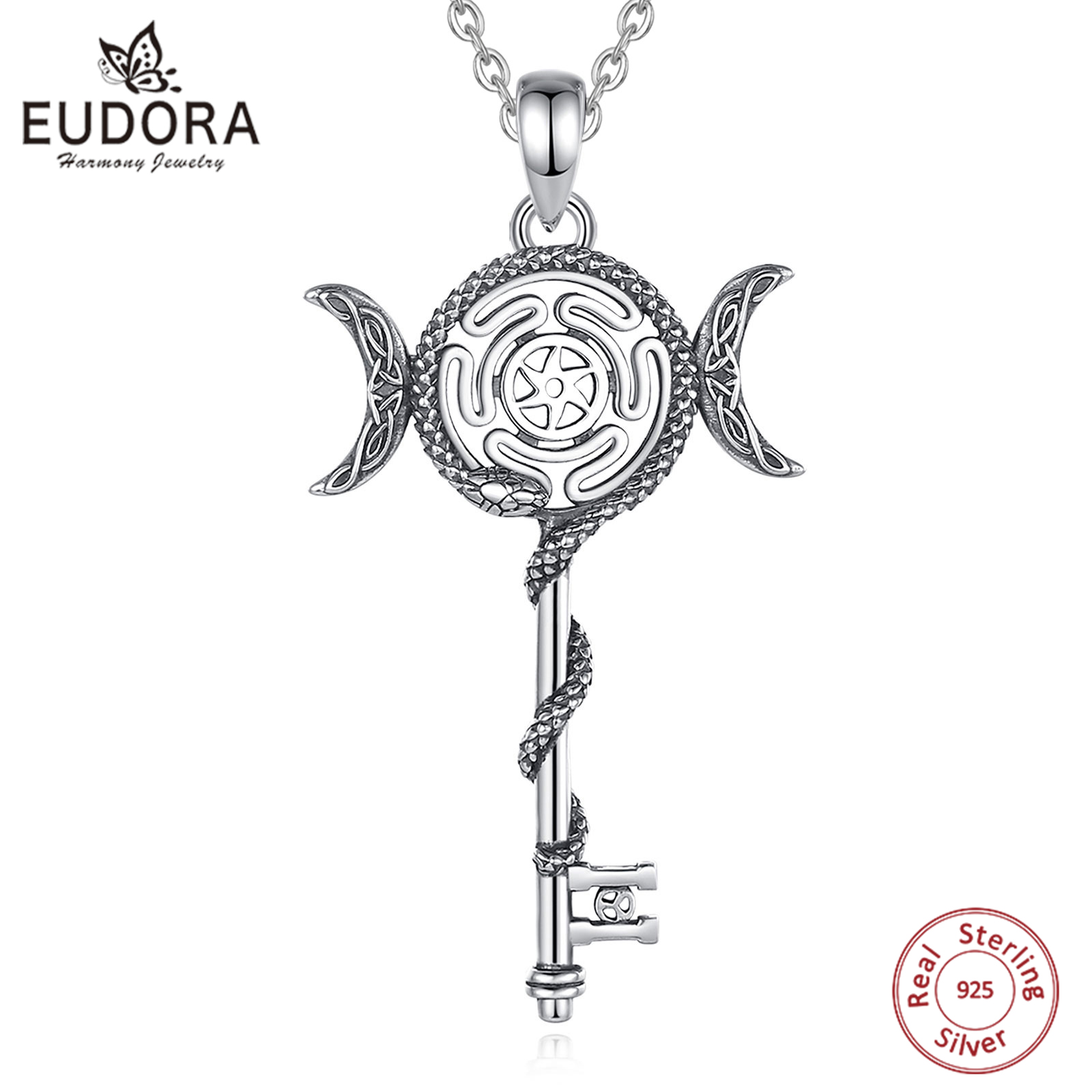 Eudora 925 Sterling Silver Hec - 925 Sterling Silver Chain Necklace Men ulasan dan harga