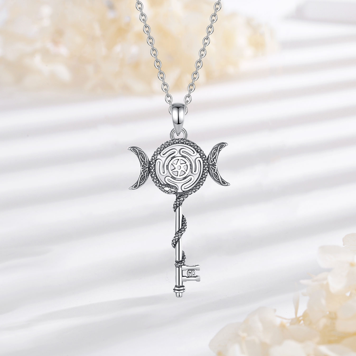 Eudora 925 Sterling Silver Hec - 925 Sterling Silver Chain Necklace Men ulasan dan harga