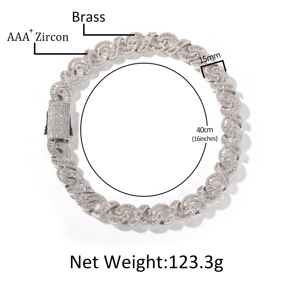 THE BLING KING 15mm Infinity C - Cuban Link Chain 12Mm ulasan dan harga
