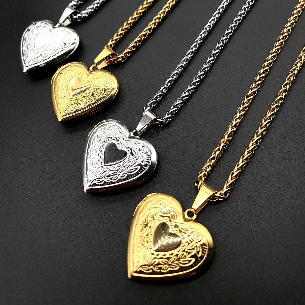 Fashion Photo Picture Locket N - Heart Locket Necklace Photo ulasan dan harga