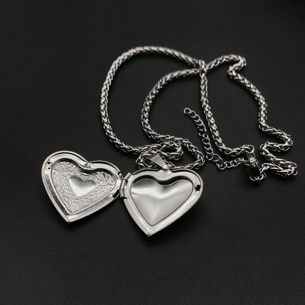 Fashion Photo Picture Locket N - Heart Locket Necklace Photo ulasan dan harga