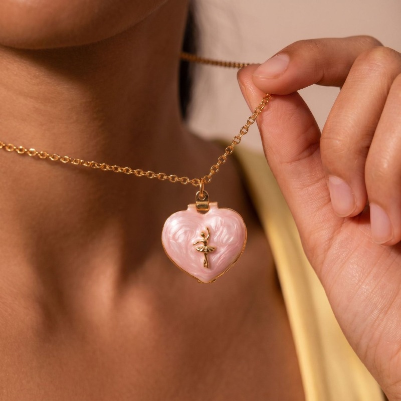 Vintage Heart Shape Photo Lock - Heart Locket Necklace Photo ulasan dan harga