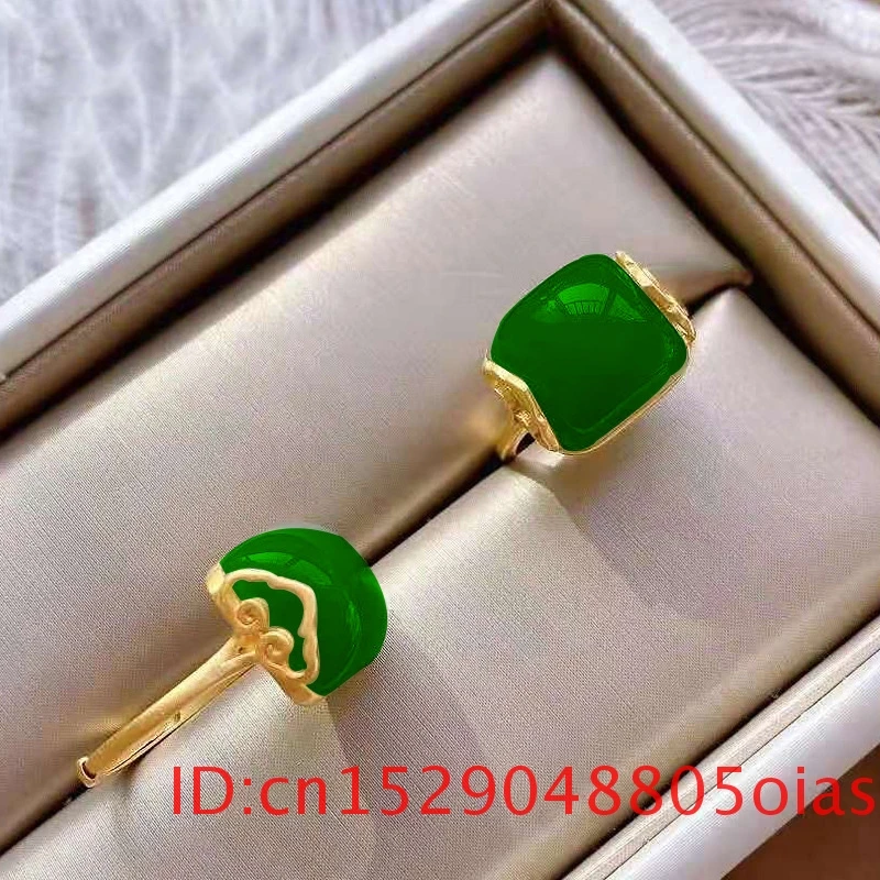 Natural Hetian Jade Ring Fashi - Rings ulasan dan harga
